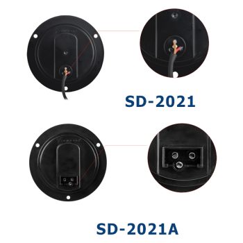 Powerful-American Truck LED Rear Light, American Round Rear Light with Stainless Steel Decorative Ring, Turn Signal SD-2021A