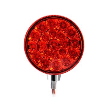 Powerful-double-sided Round Light American Truck LED Rear Tail Light Car Light 42 Lamp Beads Red and Yellow Double-sided Light SD-2055