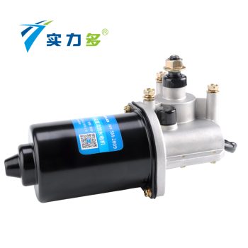 Powerful—Howo 08 wiper motor SM-2809 80W 24V left-facing positive control applies to Howo 08 models
