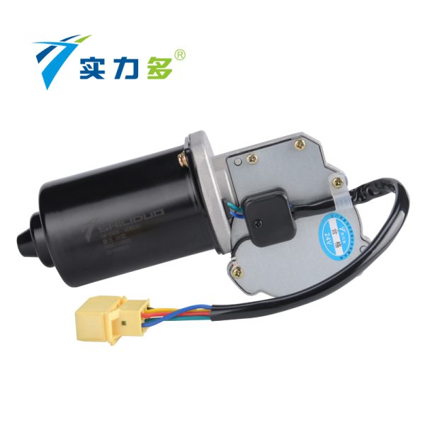 Powerful—Howo 08 wiper motor SM-2809 80W 24V left-facing positive control applies to Howo 08 models - Image 6