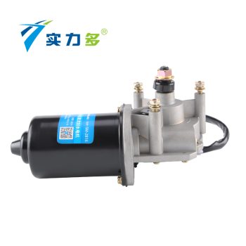 Powerful—Hongyan Jessie wiper motor SM-2816 80W 24V left-facing positive control for Hongyan Jessie models