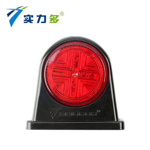 Multi-Strength LED Waist Light Universal Car Side Light Red and White Double-sided Round Side Light Double-sided Light SD-4017A
