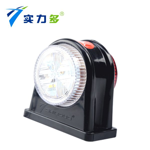 Multi-Strength LED Waist Light Universal Car Side Light Red and White Double-sided Round Side Light Double-sided Light SD-4017A - Image 5