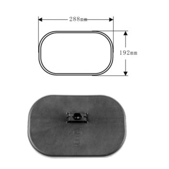 Hongli Rearview Mirror – suitable for JAC Geerfa Heavy Truck Rearview Mirror SL-687Q