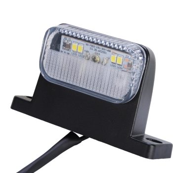 Powerful-car License Plate Lamp Universal White Light 2 Screw Hole Installation Position Reversing Car Auxiliary Light SD-7002