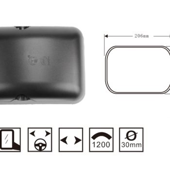 Hongli Rearview Mirror – Suitable for Valin Star Automobile Rearview Mirror SL-204