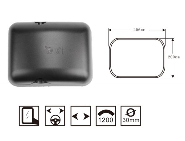 Hongli Rearview Mirror - Suitable for Valin Star Automobile Rearview Mirror SL-204 - Image 2