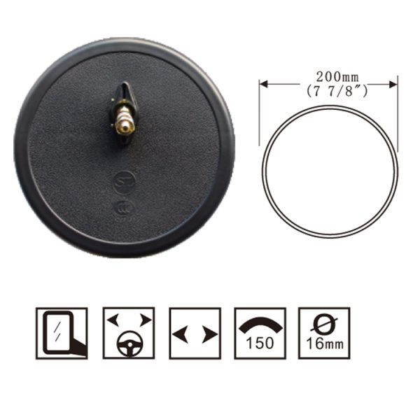 Hongli Rearview Mirror-Suitable for Liberation 153 Overlord Rearview Mirror Reversing Mirror SL-1771 - Image 3