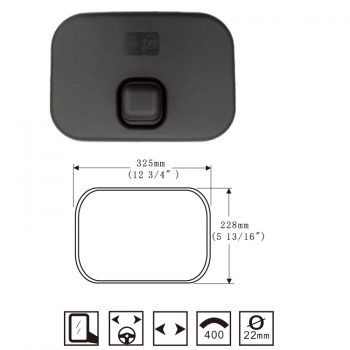 Hongli Rear-view Mirror – suitable for the new Valin Front-down Mirror SL-604