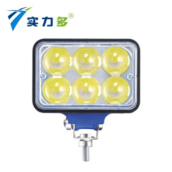 Strength-6-bead rectangular lens 3-inch square high-power LED spotlight 6-bead rectangular reflector SD-3360 and SD-3370