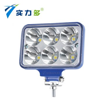 Strength-6-bead rectangular lens 3-inch square high-power LED spotlight 6-bead rectangular reflector SD-3360 and SD-3370
