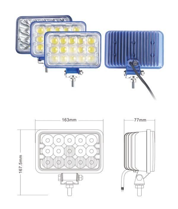 Strength Duo-3501 (far and near beam lens) SD3510 (15 beads high beam reflector) 3520 (15 beads high beam lens) high power LED spotlight - Image 5