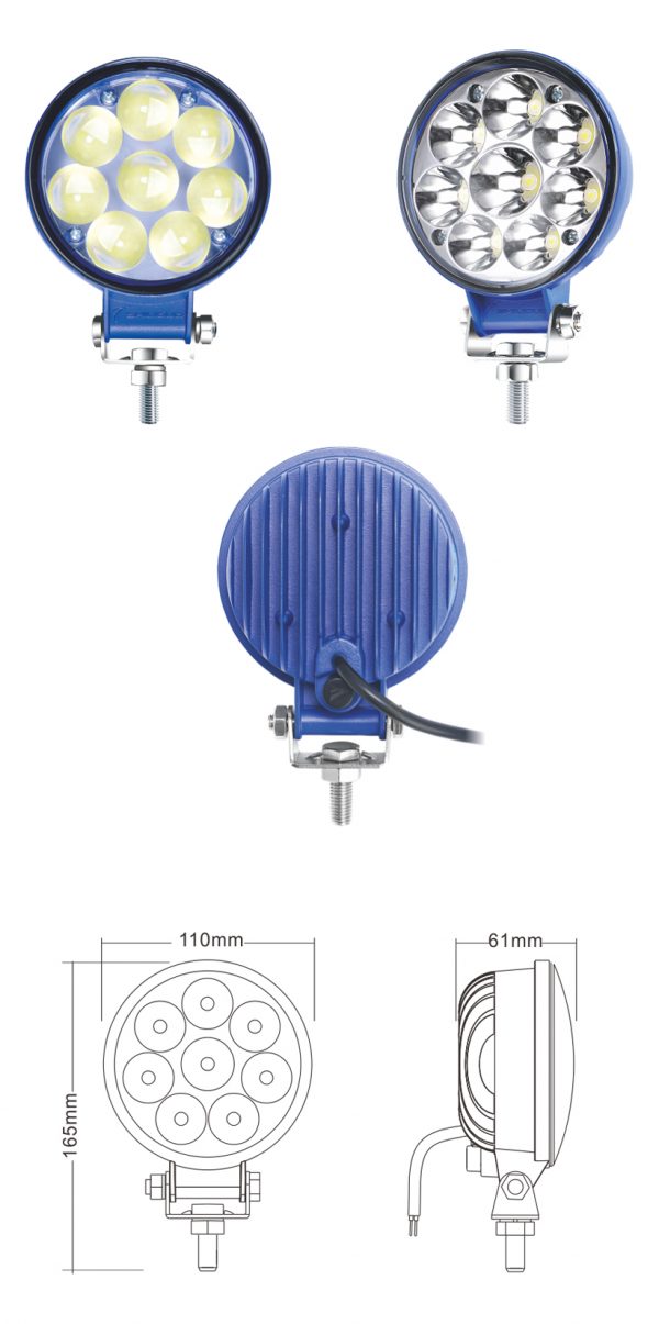 Strength and more-4 inch round spotlight 8 bead round lens 8 bead round reflective cup wide voltage 12-36V SD-3420 SD-3421 - Image 7